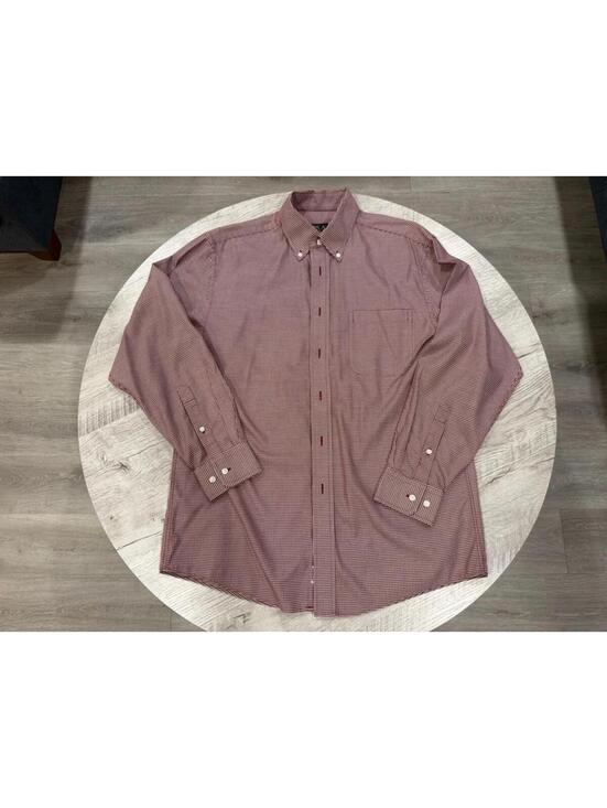 Jos. A. Bank Other - JOS. A Bank  Red Gingham Button Down Shirt Mens Medium Preppy Cotton